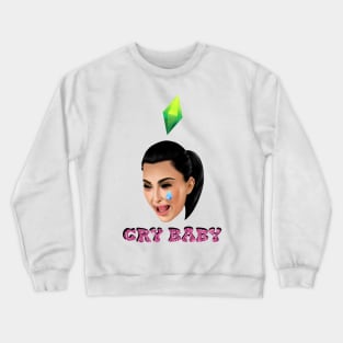 KIM CRY MEME Crewneck Sweatshirt